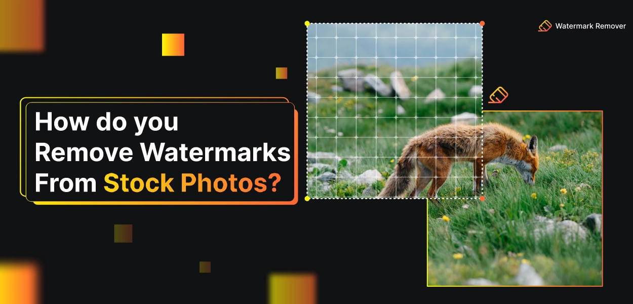 Remove Watermarks from Stock Photo